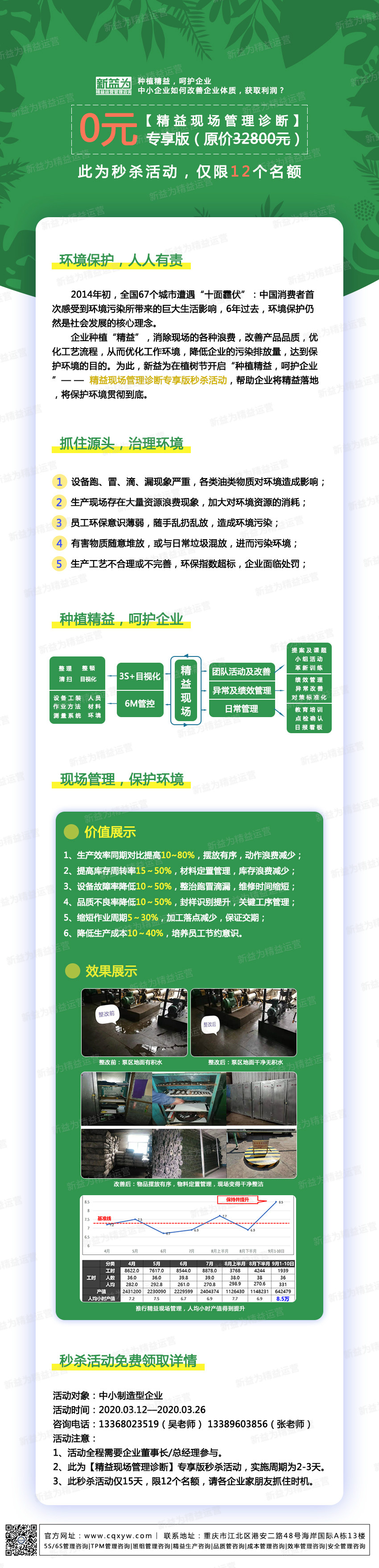 種植精益，呵護(hù)企業(yè)——精益現(xiàn)場管理診斷專享版秒殺活動
